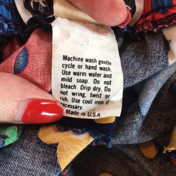 Bright & cheerful vintage 1960s ditzy daisies ric-rac skirt - Picture 10 of 15